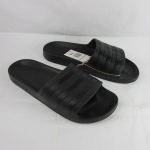 all black adidas sandals